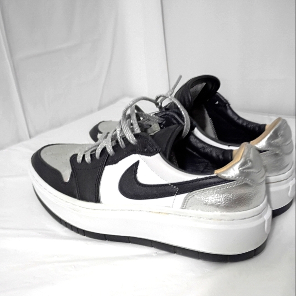 Nike Air Jordan 1 Elevate Low SE Metallic Silver Toe DQ 8561-001 Size 8.5w